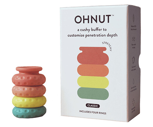 Lelo Støtdemper Ohnut 4 stykker pridefarger