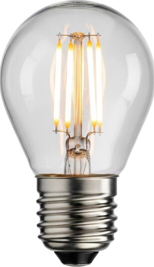 Unison WARM GLOW Klot Klar E27 0,8W 2100K Dimbar