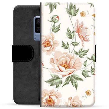 Samsung Galaxy S9+ Premium Lommebok-deksel Floral