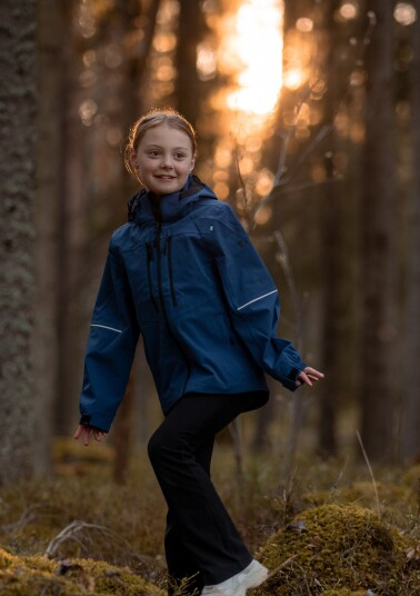 Lindberg Drammen Skalljakke Blå 170