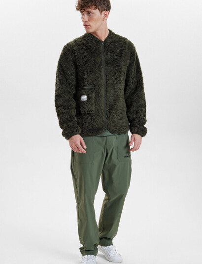 Resteröds Original Fleece Jacket Recycle - Green - XS