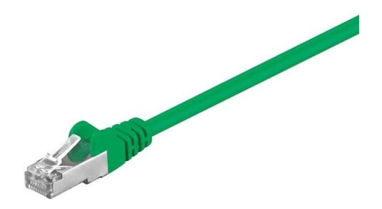 Pro Cat 5e Nettverkskabel F/UTP 0,25m Grønn