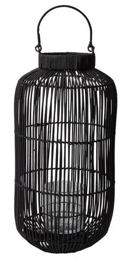 Lexington Lanterne Svart Rattan H55