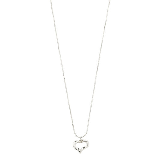 Pilgrim Iris Necklace Silver Plated Silver ONE SIZE Pilgrim Iris Necklace Silver Plated Silver ONE SIZE