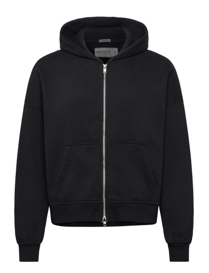 Abercrombie & Fitch Cropped Full Zip - Black - XL Abercrombie & Fitch Cropped Full Zip - Black - XL