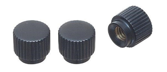 louis Poulsen - Ph 3-2½ Pullert/Vegglampe Toppmutter Sort