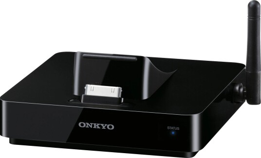 Onkyo DS-A5 B Airplay, iPod dokk, sort Til iPhone/iPad, med AirPlay