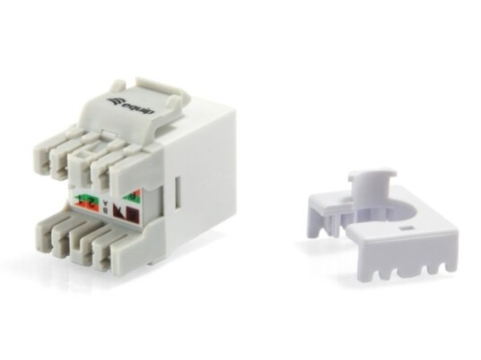 Equip 769213 Flat Hvit Rj-45 Idc Hunkjønn Hankjønn