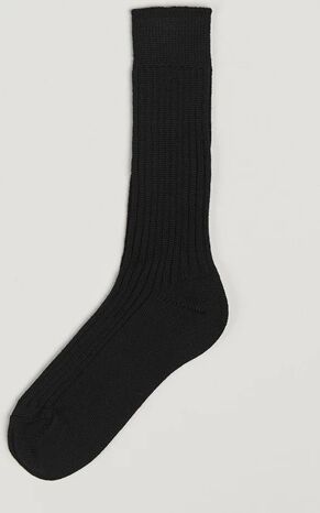 Bresciani Heavy Wool Socks Black Bresciani Heavy Wool Socks Black
