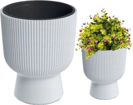 Prosperplast Gelu Vazonas Milly På Ben 30 Cm Hvit Prosperplast Gelu Vazonas Milly På Ben 30 Cm Hvit