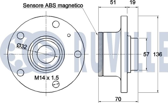 RUVILLE 925302 Stabilisatorstag
