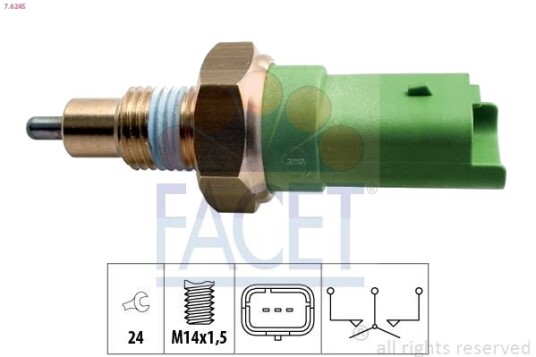 FACET 7.6245 Bryter, ryggelys FACET 7.6245 Bryter, ryggelys