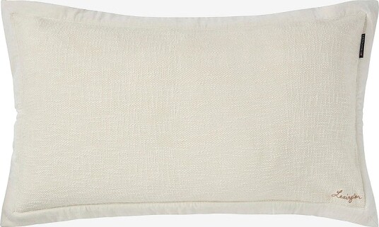 Lexington Puteovertrekk i fiskebeinmønster av økologisk bomull 90 x 50 Beige Lexington Puteovertrekk i fiskebeinmønster av økologisk bomull 90 x 50 Beige