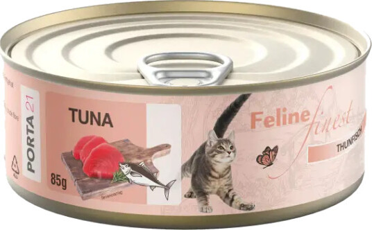 Porta 21 Våtfôr for Katt med Tunfisk 85g - Feline Finest