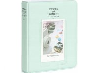 LoveInstant Fotoalbum 64 stk for Fujifilm INSTAX Mini 12 11 40 9 8 7s EVO LiPlay Link 2 SE / Pastellgrønn