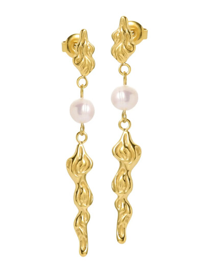 SISTIE Freja Earrings Gold Plated Guld One Size