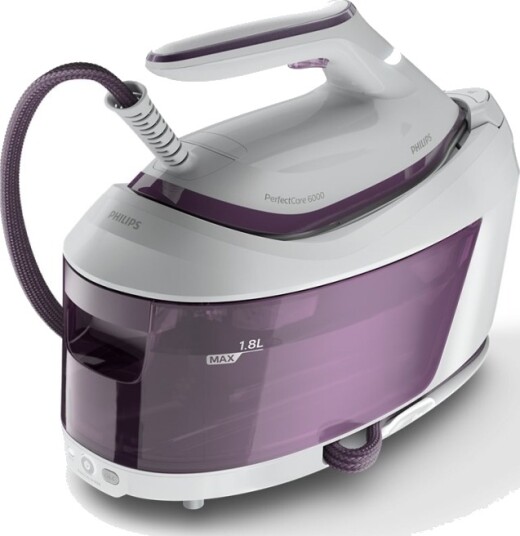 Philips Perfectcare 6000 Series Psg6020   Dampstrykejern Med Automatisk Slukking   Såleplate: Steamglide Plus   2400 W