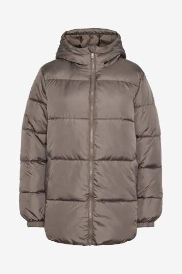 pieces Jakke pcMaddie Puffer Jacket Grå pieces Jakke pcMaddie Puffer Jacket Grå
