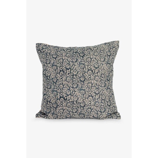 Lama Putetrekk i Lin Blue Flower