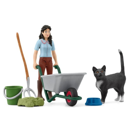 Schleich Pocket Lekesett: Måking og stelling for barn 4+ år, 6 deler
