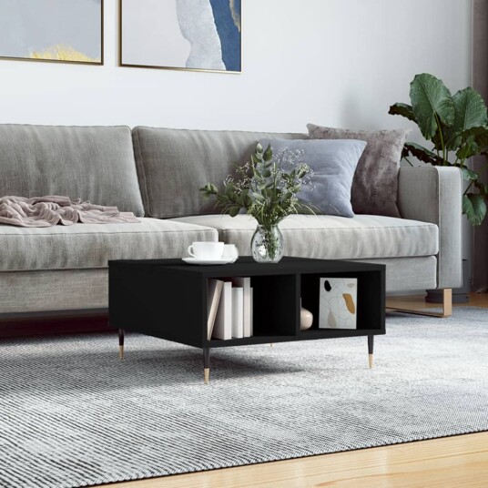  Salongbord svart 60x60x30 cm konstruert tre 8720845906801