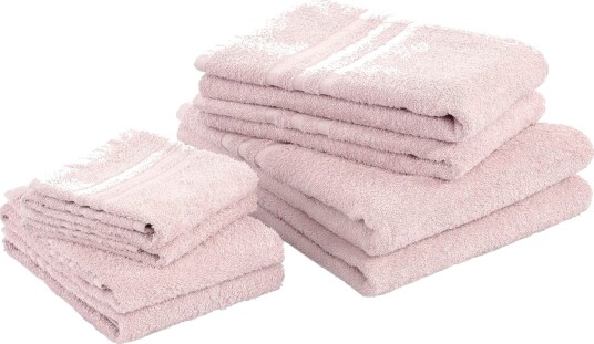 Håndkle Basic Frotté Rosa