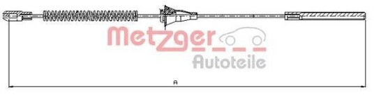 Tautrekk, håndbremse METZGER 11.5754