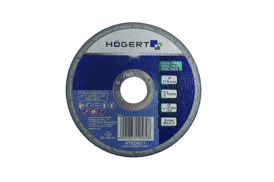 Hogert Technik HT6D602 Vinkelsliper Mellomleggsskive 125mm Ultra Thin