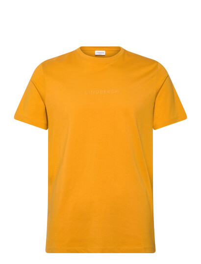 Lindbergh Lindbergh Print Tee S/S Yellow M Lindbergh Lindbergh Print Tee S/S Yellow M