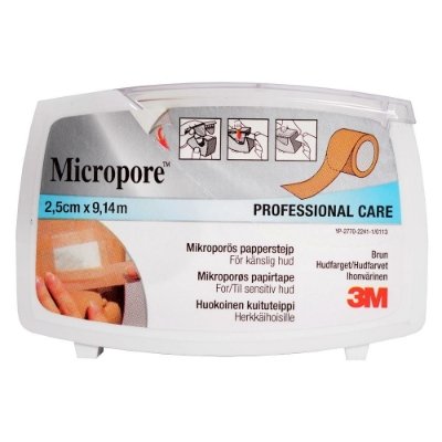 Micropore 2,5cmx9,14m disp bru Micropore 2,5cmx9,14m disp bru