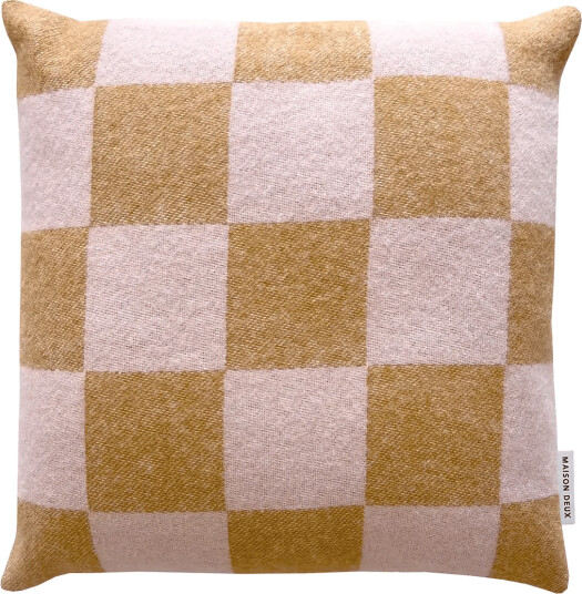 Maison Deux Checkerboard   Pink   50X 50CM