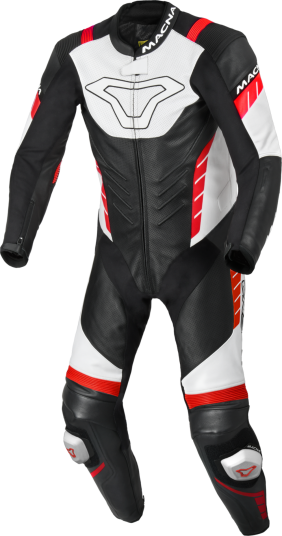 Macna MC Skinndress Varshall 1PC Svart Rød