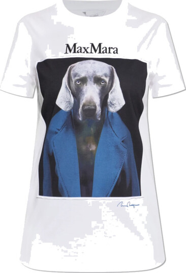 Max Mara Dame Topper Hvit S, Max Mara Dame Topper Hvit S,