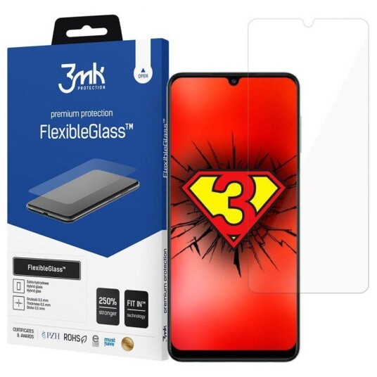 3Mk FlexibleGlass Skjermbeskytter for Samsung Galaxy A22 5G - Gjennomsiktig