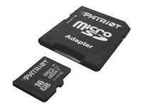 Patriot Memory Patriot LX Series - Flashminnekort - 16 GB - UHS-I U1 / Class10 - microSDHC UHS-I Patriot Memory Patriot LX Series - Flashminnekort - 16 GB - UHS-I U1 / Class10 - microSDHC UHS-I