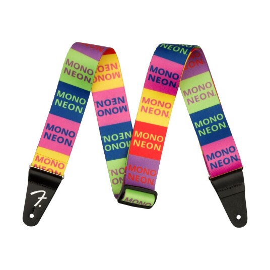 Fender Mononeon Logo Strap Multi-Color, 2" Fender Mononeon Logo Strap Multi-Color, 2"