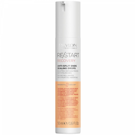 Revlon Professional Restart Recovery Anti-Split Ends Sealing Drops 50ml Revlon Professional Restart Recovery Anti-Split Ends Sealing Drops 50ml