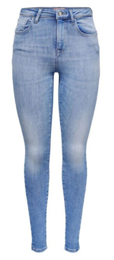 Only Onlpower jeans med strekk lyseblå Blå M L34