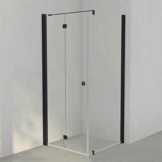 INR Iconic Nordic Rooms Dusjhjørne Linc 13 Flex Original Svart Matt / 90x90cm Venstre Hengslet INR Iconic Nordic Rooms Dusjhjørne Linc 13 Flex Original Svart Matt / 90x90cm Venstre Hengslet