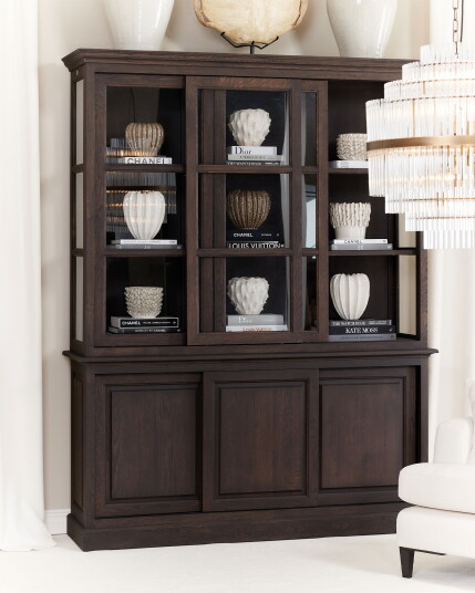 Assonet vitrineskap mountain wenge