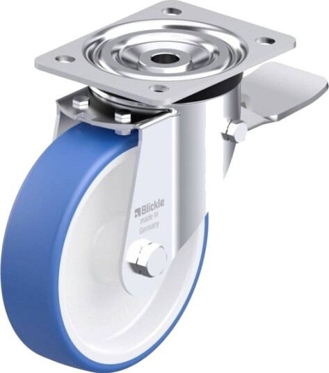 Blickle 936245 L-Poths 160G-St Styrehjul I Stål, Hjuldiameter 160 Mm, Bæreevne (Maks.) 400 Kg, 1 Stk