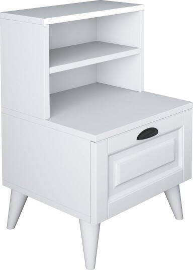 Eladia Nattbord 45 cm - Hvit