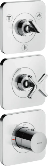 Axor Citterio E termostat, med 3 utløp For innbygging, Krom Axor Citterio E termostat, med 3 utløp For innbygging, Krom