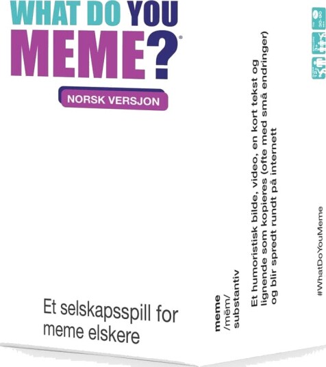 What Do You Meme? Norsk - Morsomt Selskapsspill for Barn og Familie What Do You Meme? Norsk - Morsomt Selskapsspill for Barn og Familie