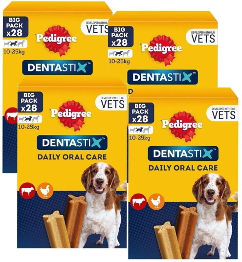 Pedigree Dentastix M 4X28 Pack Pedigree Dentastix M 4X28 Pack
