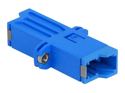 Delock Nettverkkopler E2000 Enkeltmodus Hunn Til E2000 Enkeltmodus Hunn Fiberoptisk Simpleks Blå 86945