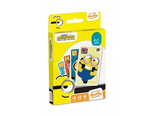 Cartamundi Card Game Shuffle Fun 4In1 Minions: Desember Entry