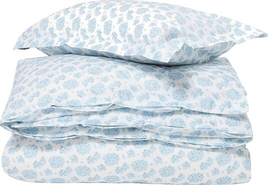 Lexington Sengesett Floral Printed Cotton Sateen Blå Lexington Sengesett Floral Printed Cotton Sateen Blå