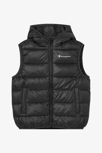Champion Vest Hooded Full Zip Vest Svart Champion Vest Hooded Full Zip Vest Svart