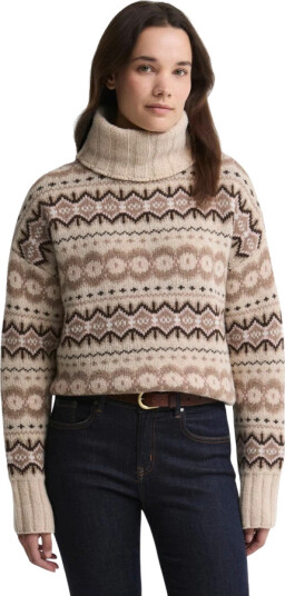 Barbour Dame Strikkevarer Beige 2XS,